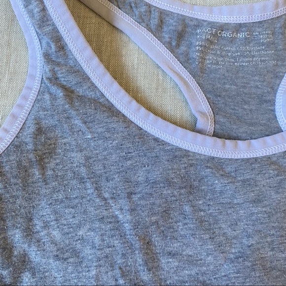 Pact Organic Cotton Racerback Bra XS 💥 - Picture 3 of 3
